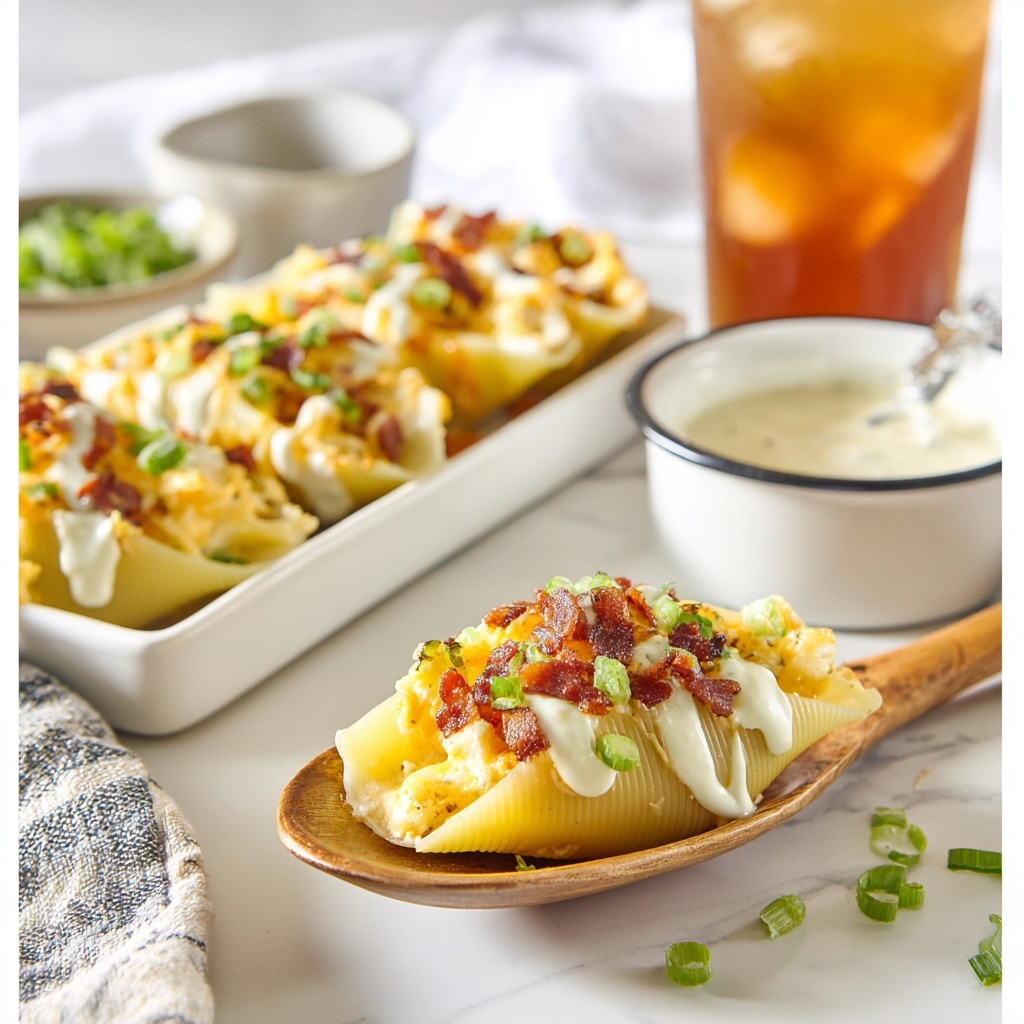 Crack Chicken Stuffed Shells Recipe - Recipe Image