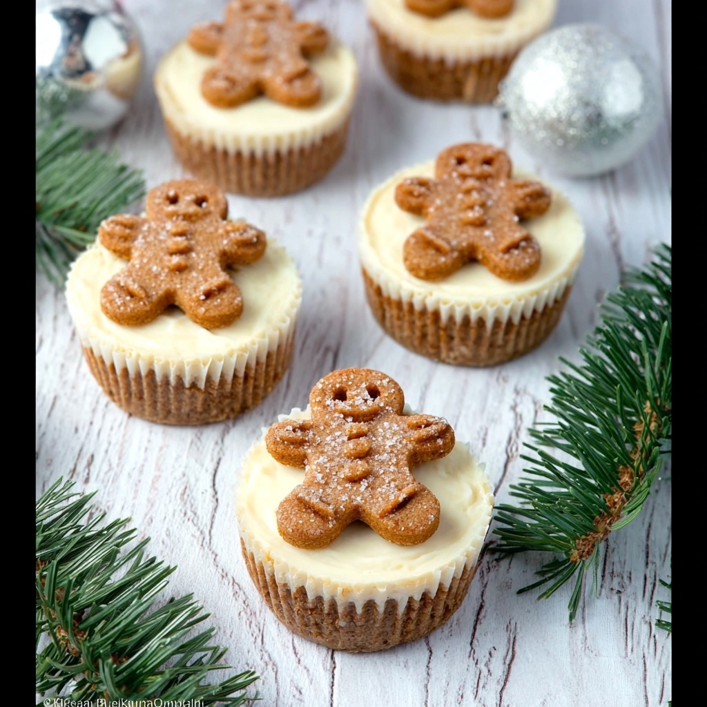 Mini Gingerbread Cheesecakes Recipe - Recipe Image