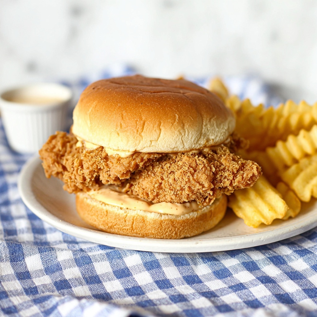 Popeyes Chicken Sandwich Recipe - Recipe Image