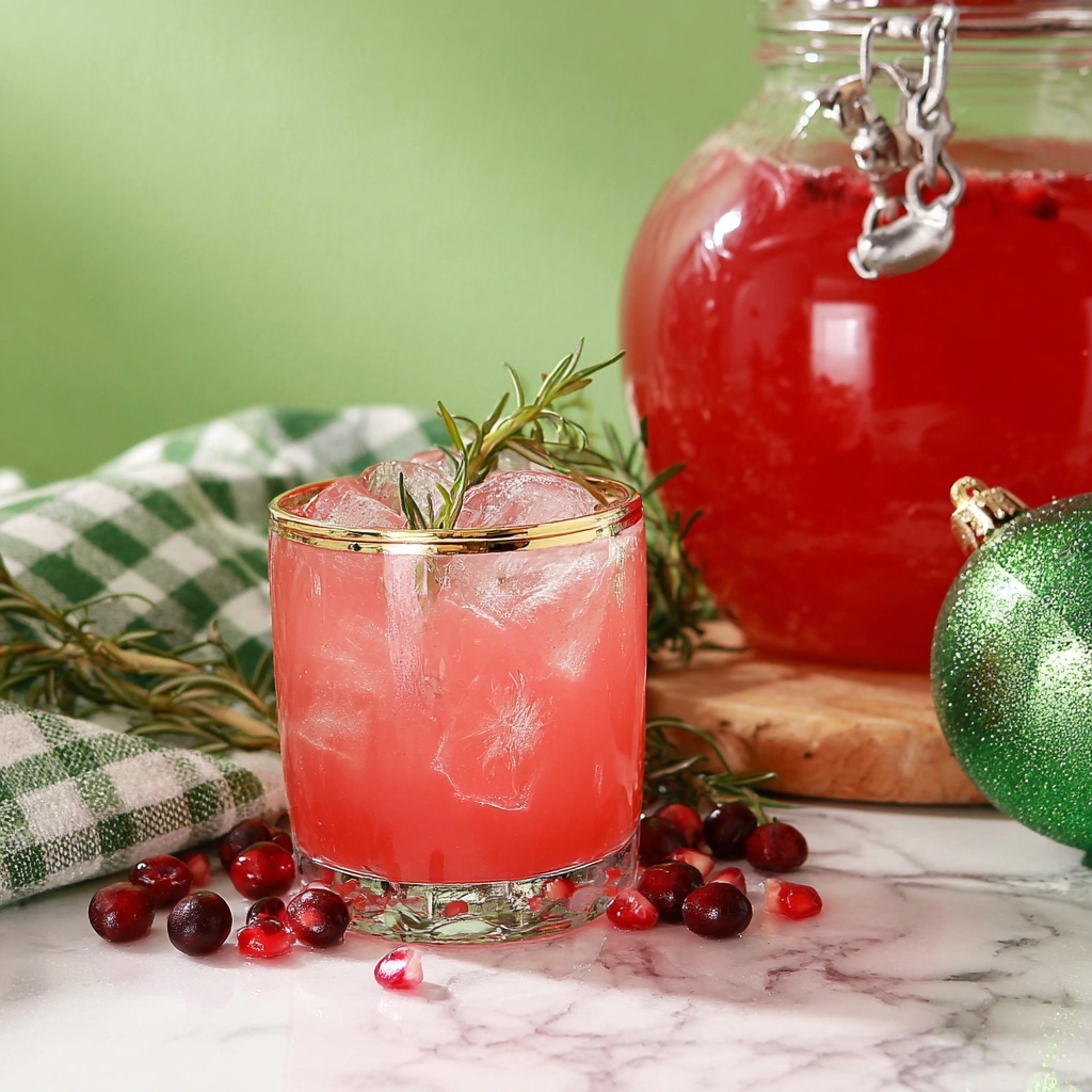Holiday Cranberry Pomegranate Punch Recipe - Recipe Image