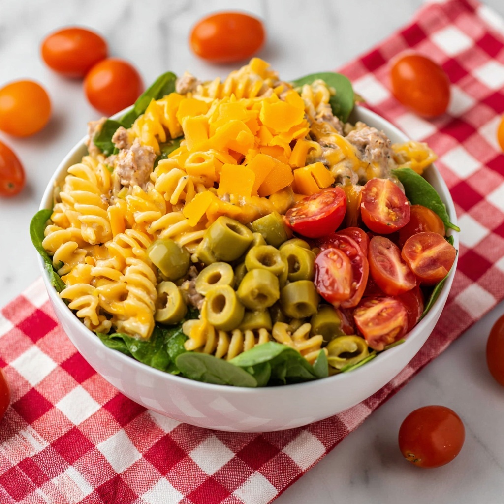 Big Mac Pasta Salad Recipe - Recipe Image