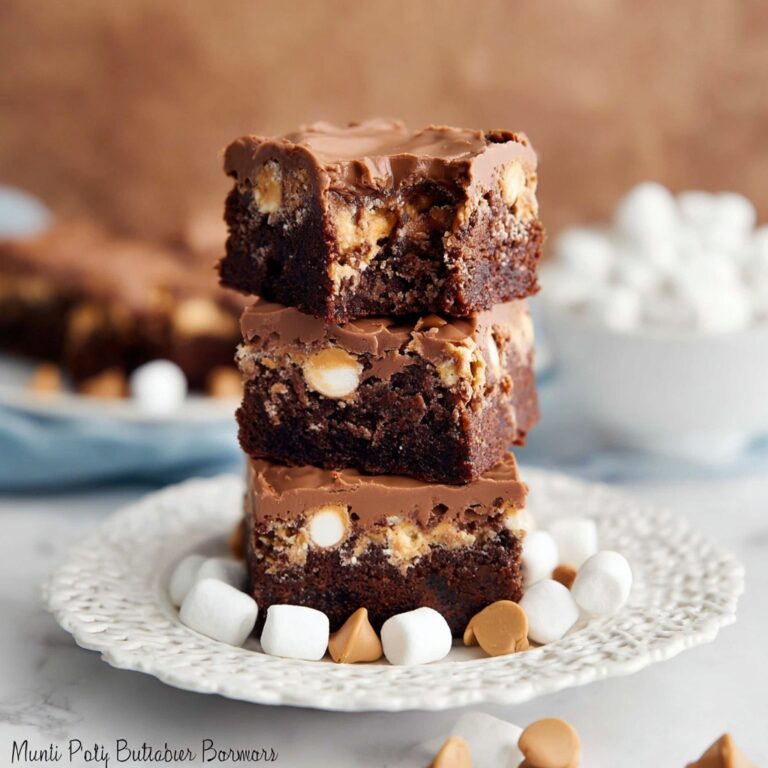 Milk Chocolate Peanut Butter Brownies Recipe