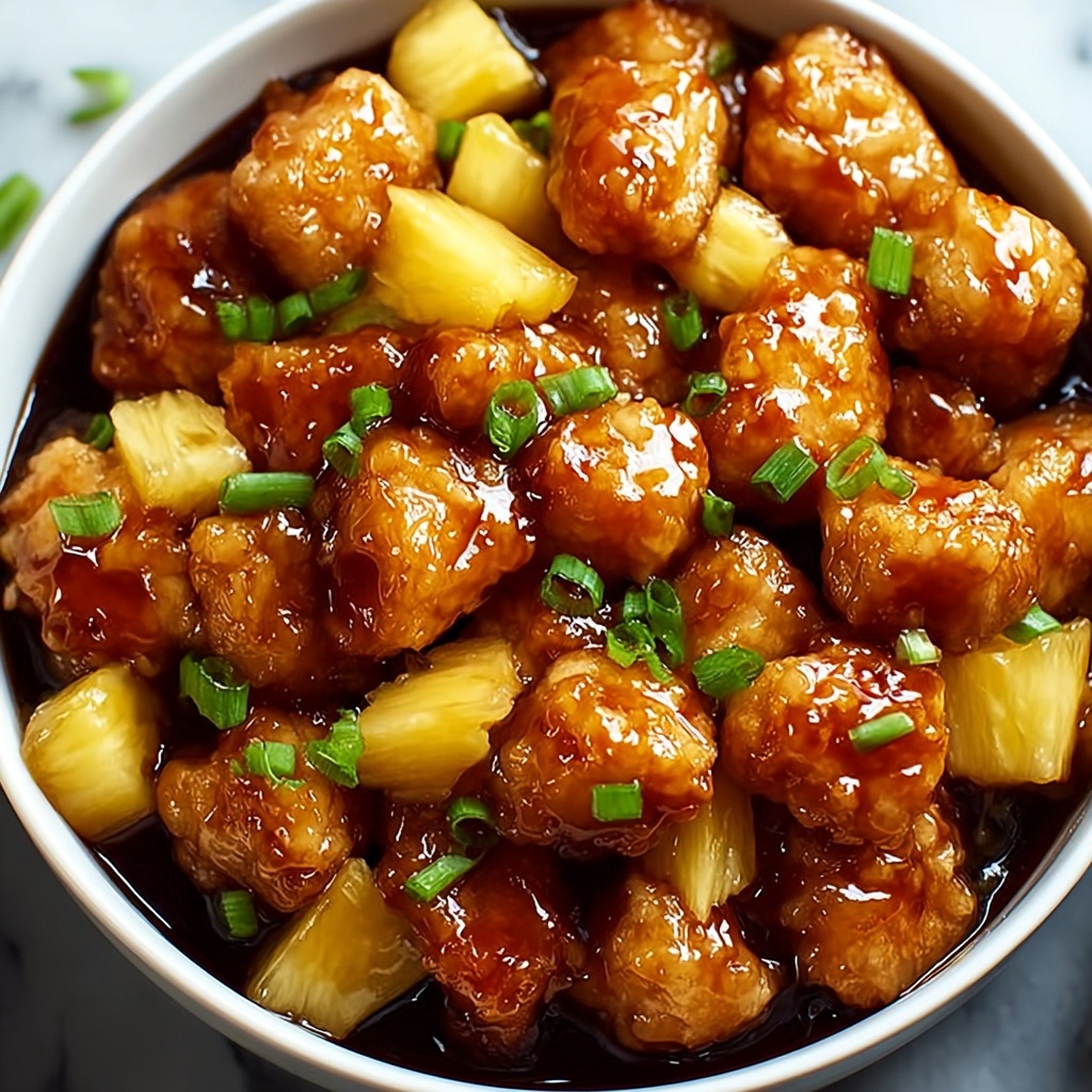 Irresistibly Juicy Brown Sugar Pineapple Chicken Recipe - Recipe Image