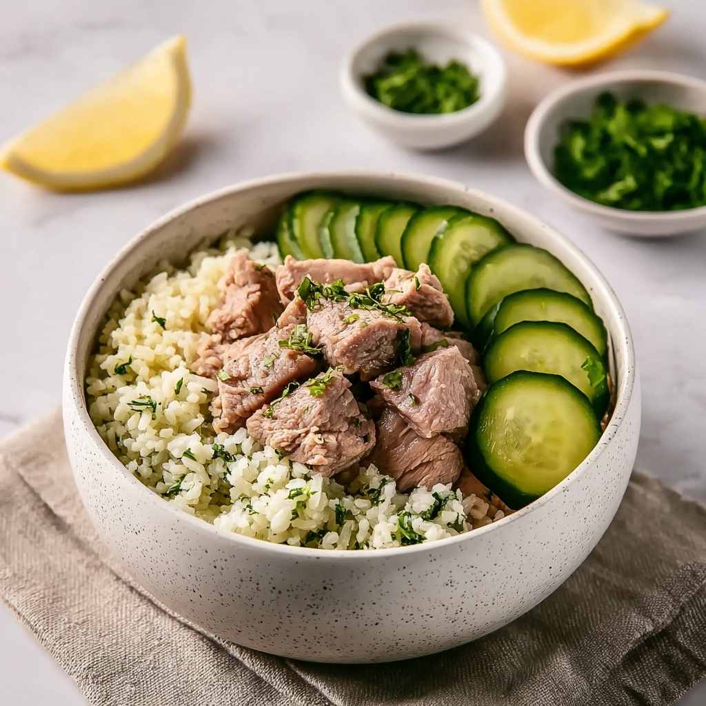 Refreshing Tuna Cucumber Salad: Your Quick, Healthy Summer Meal Recipe - Recipe Image