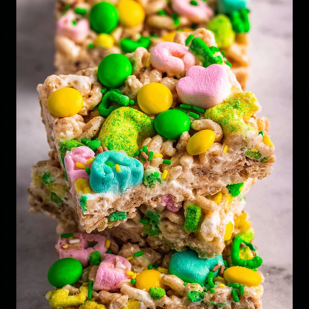 Leprechaun Bait: Green & Gold White Chocolate Snack Mix Recipe - Recipe Image