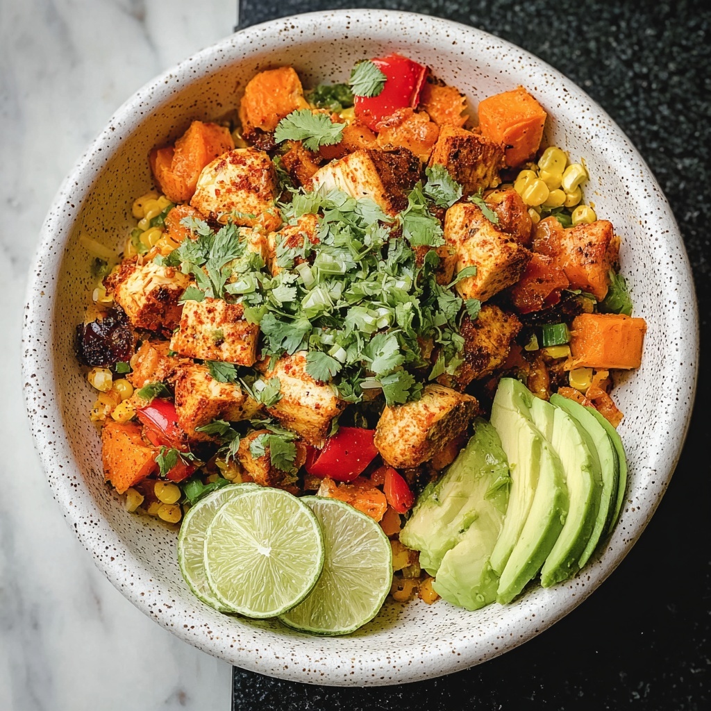 Chili Lime Sweet Potato and Chicken Skillet Recipe - Recipe Image