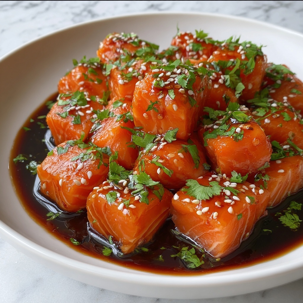 Hot Honey Salmon Bites Recipe - Recipe Image