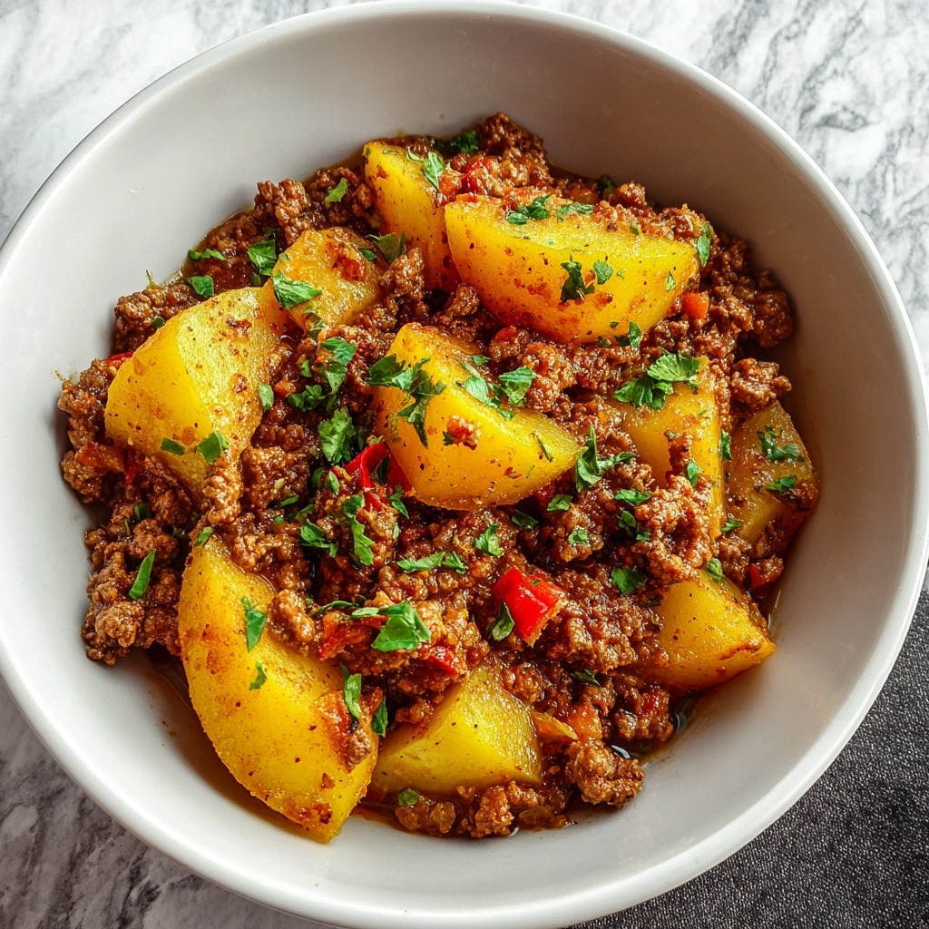Ground Beef and Potatoes Skillet Recipe - Recipe Image