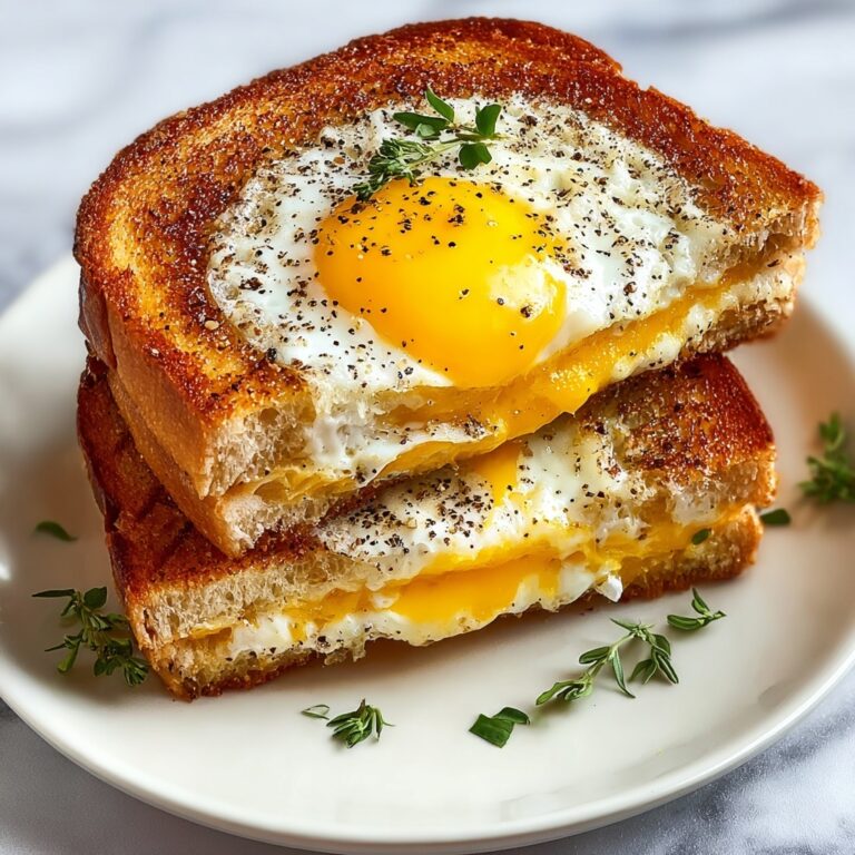 Fried Egg Grilled Cheese Sandwich Recipe