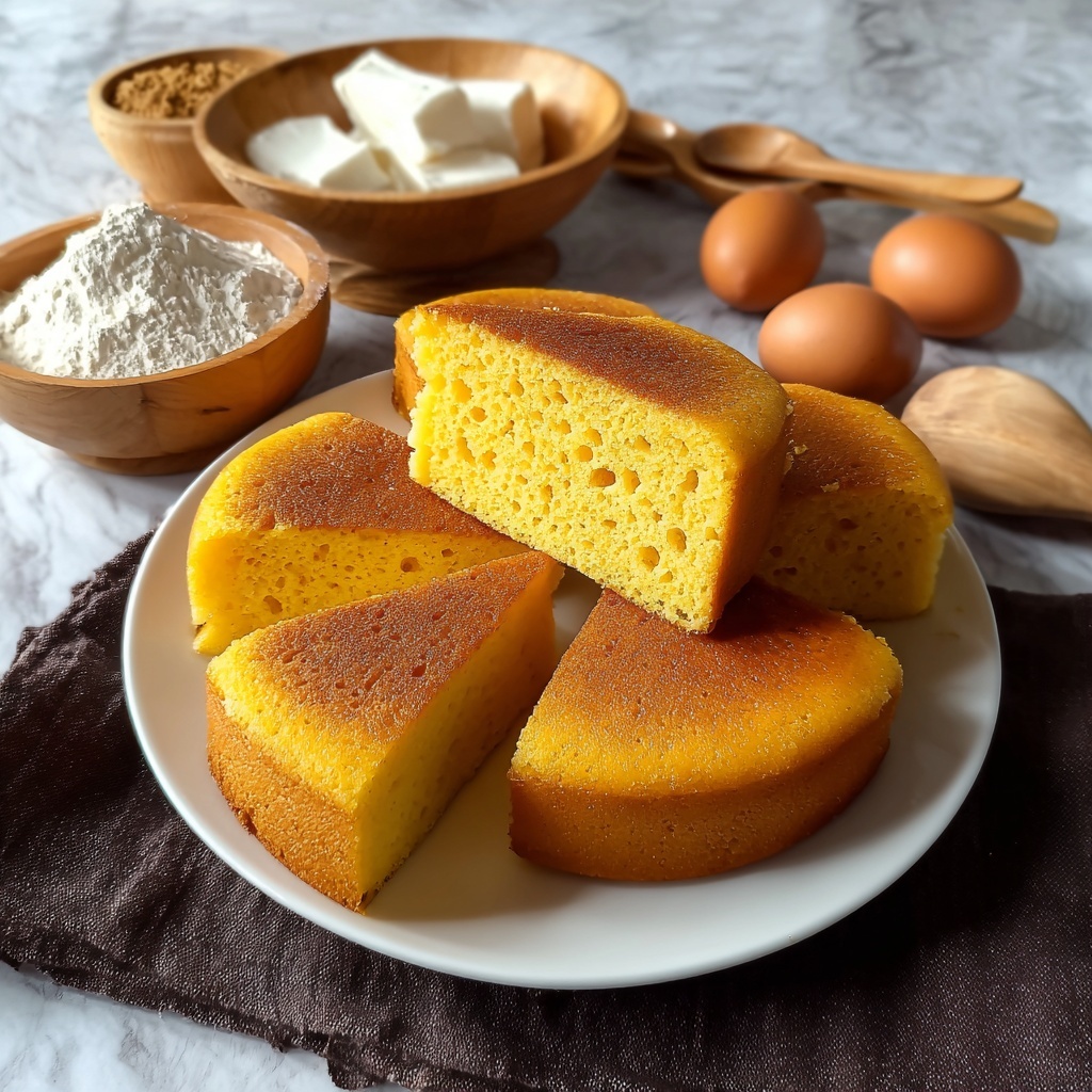Chinese Fluffy Egg Cake Recipe - Recipe Image