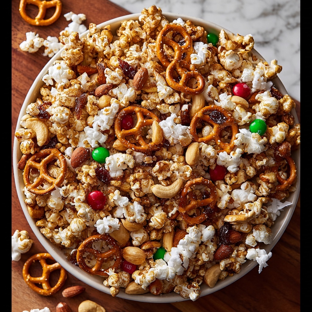 Homemade Caramel Snack Mix Recipe - Recipe Image