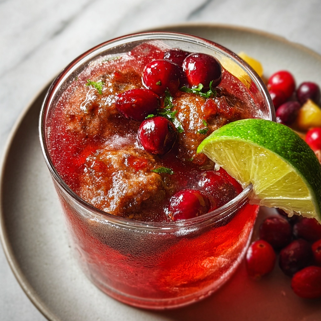 Cranberry Tequila Spritzer Recipe - Recipe Image