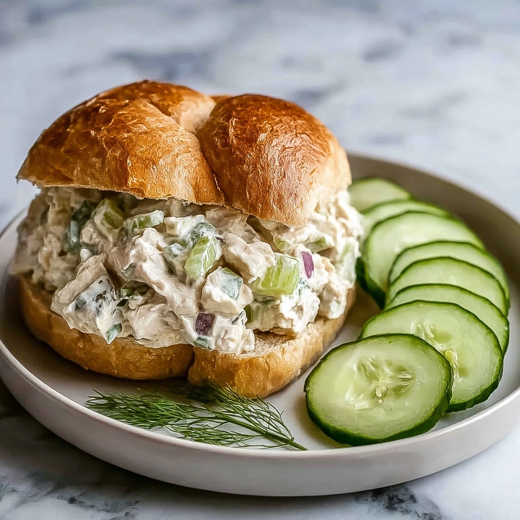 Savory Dill Pickle Chicken Salad Recipe - Recipe Image