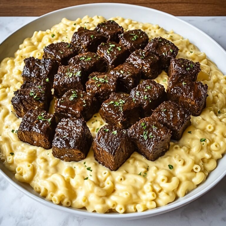 Indulgent Garlic Butter Steak Bites with Spicy Cajun Alfredo Pasta Recipe