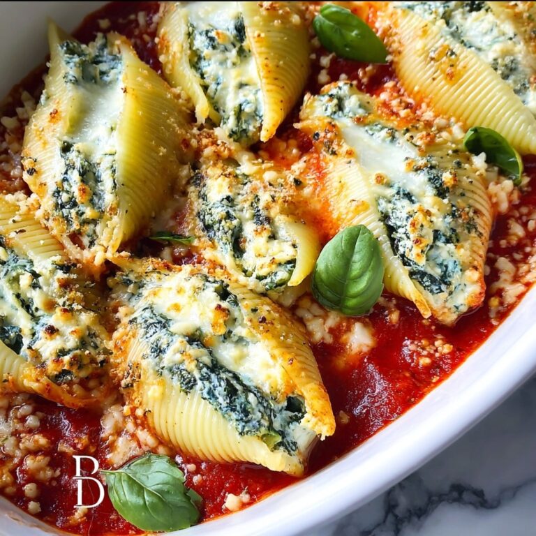 Spinach and Ricotta Stuffed Shells Recipe
