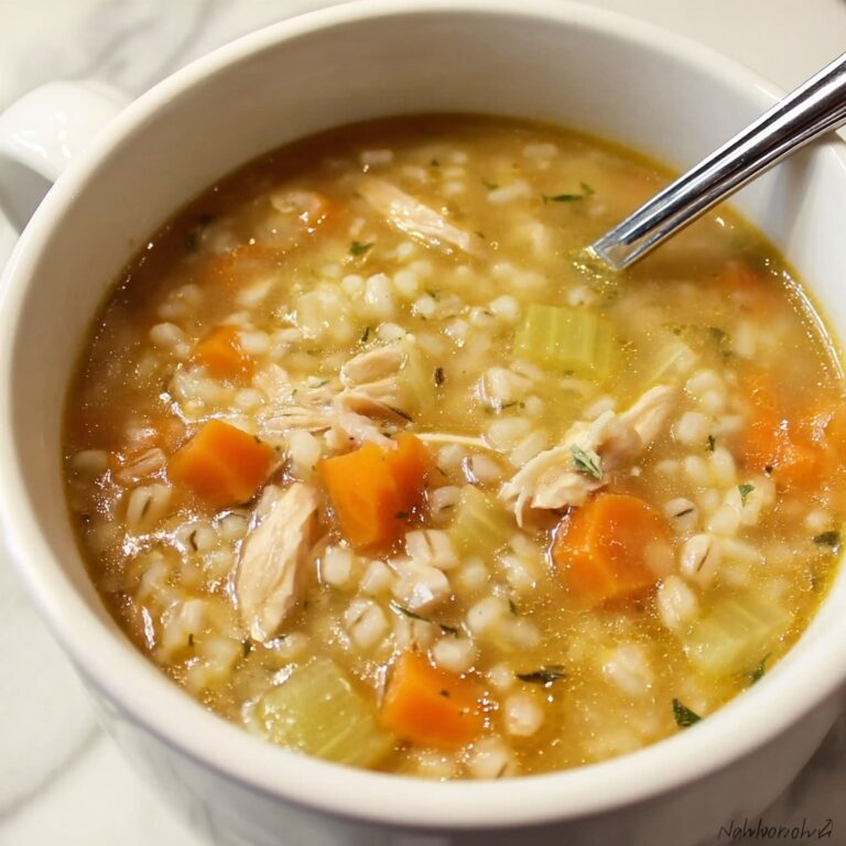 Chicken Barley Soup Recipe