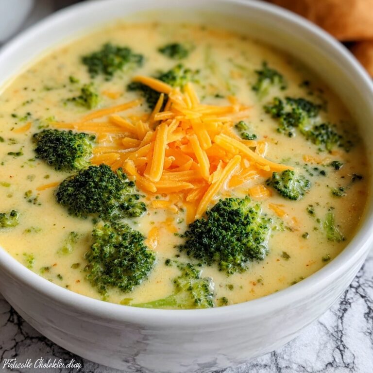 Creamy Broccoli Cheese Soup Recipe