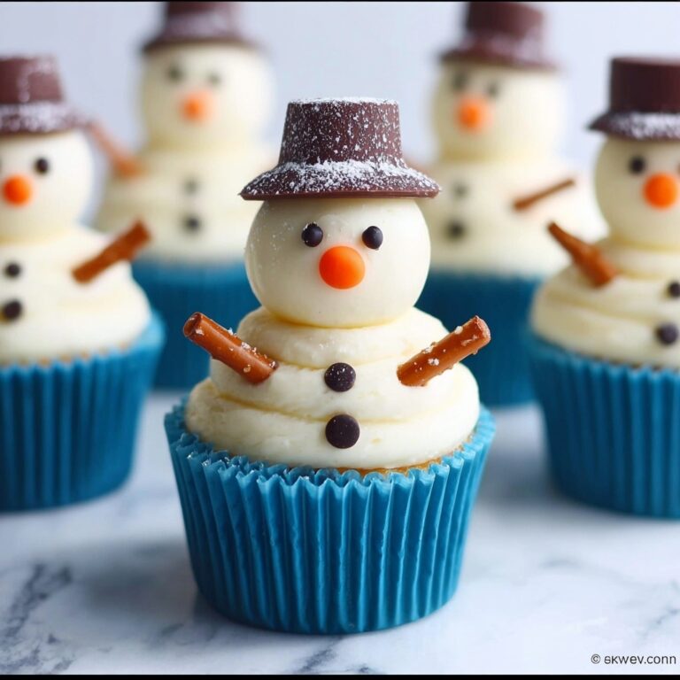 Snowman Cupcakes Recipe