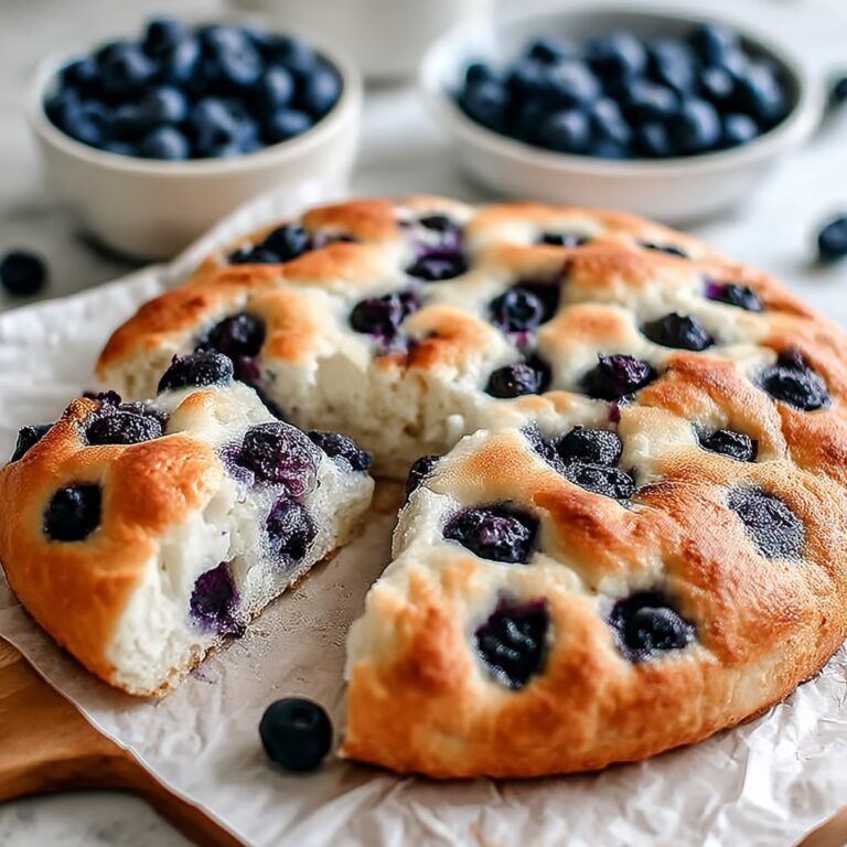 Fluffy Cottage Cheese Blueberry Cloud Bread Recipe