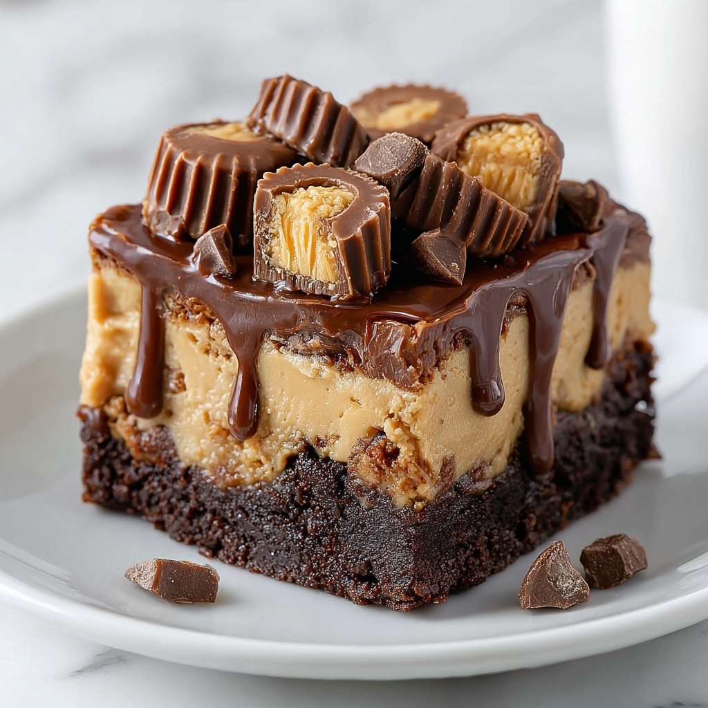 1 Bowl Peanut Butter Cup Dump Cake Delight Recipe - Recipe Image