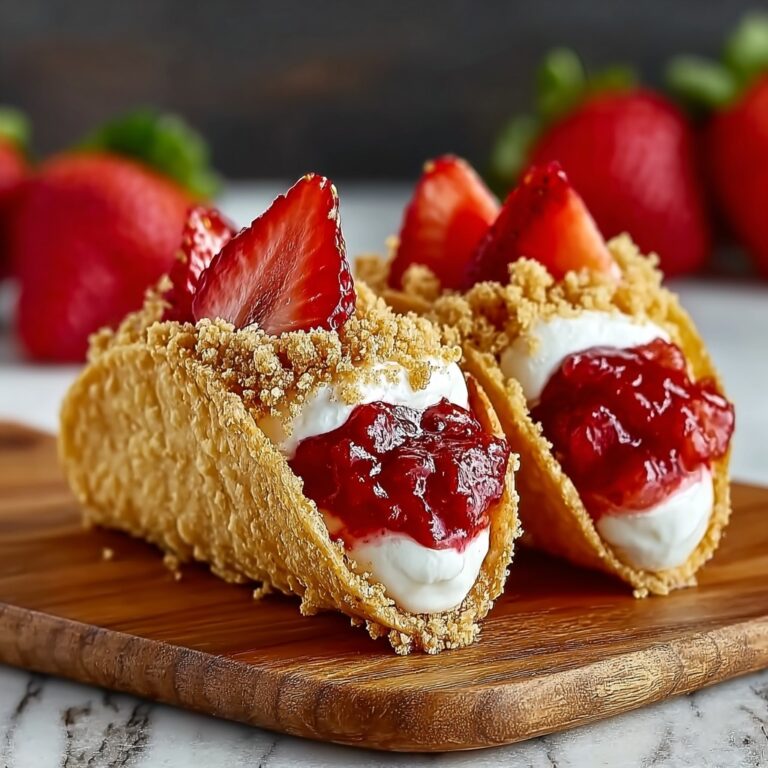 Strawberry Crunch Cheesecake Tacos Recipe