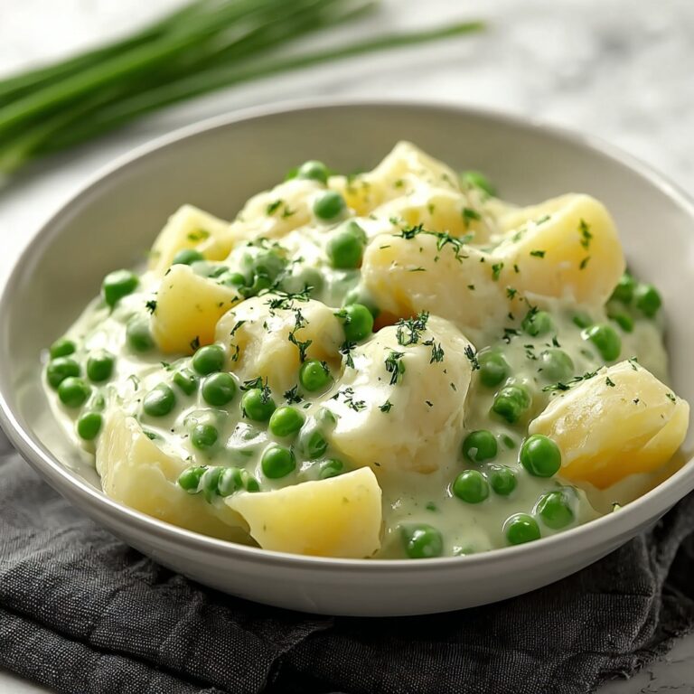 Creamed Peas and Potatoes Recipe