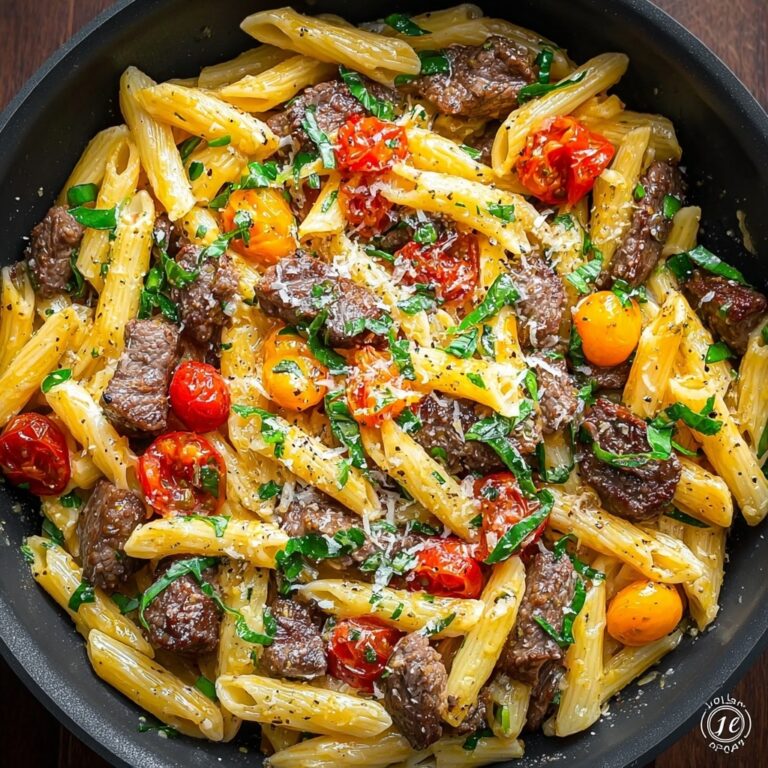 One-Pot Zesty Steak Pasta Recipe