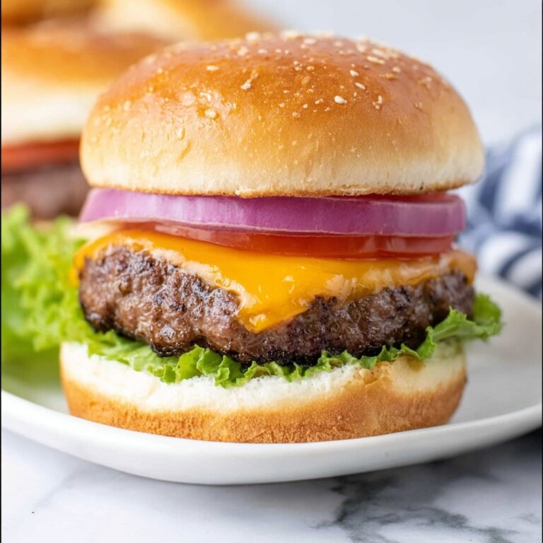Air Fryer Hamburgers Recipe