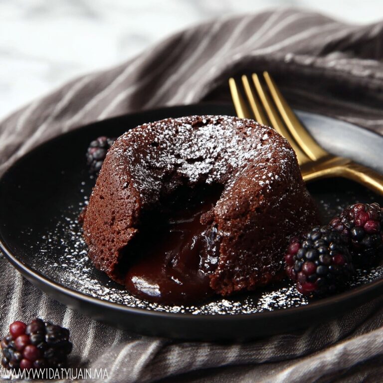 Easy Molten Chocolate Lava Cakes Recipe