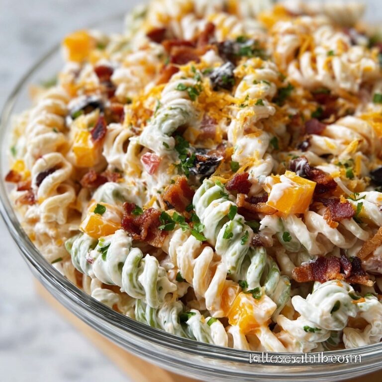 Bacon Ranch Pasta Salad Recipe