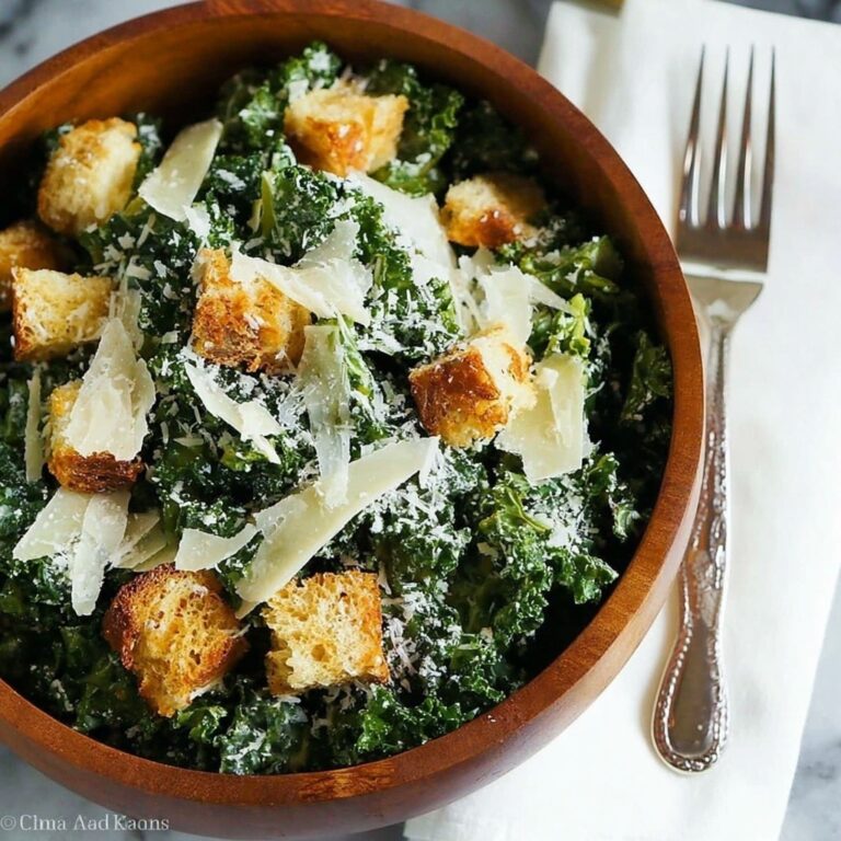 Easy 15-Minute Kale Caesar Salad Recipe