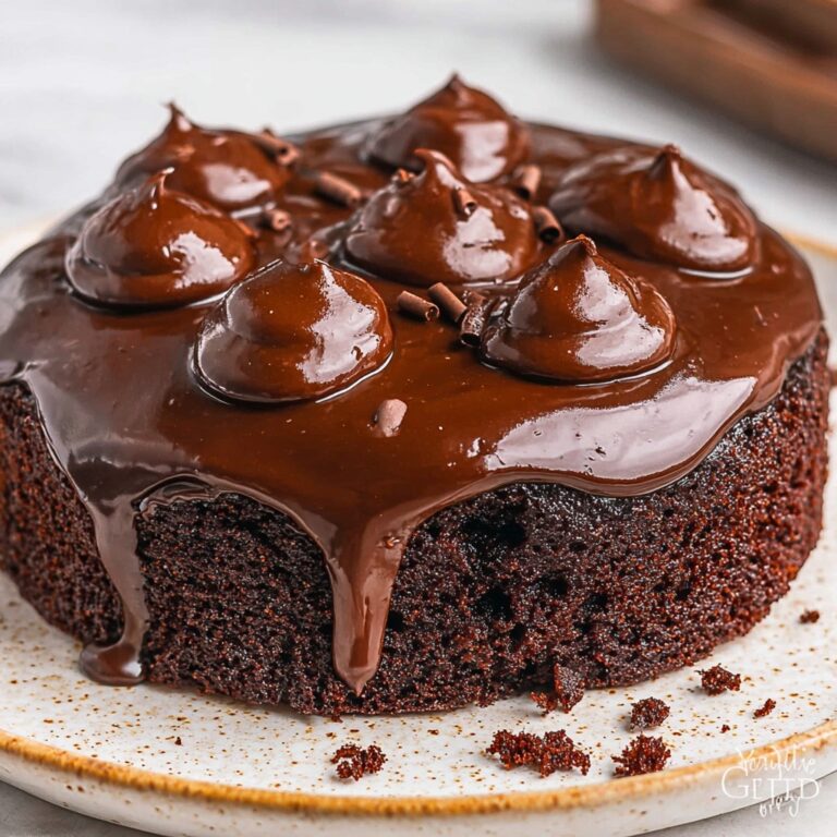 Valentine’s Day Chocolate Ganache Cake Recipe