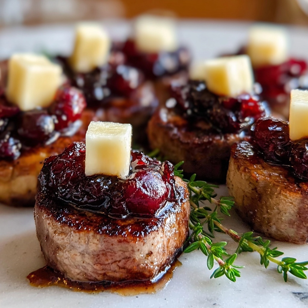 Sheet Pan Smoked Sausage Cranberry Bites Recipe - Recipe Image