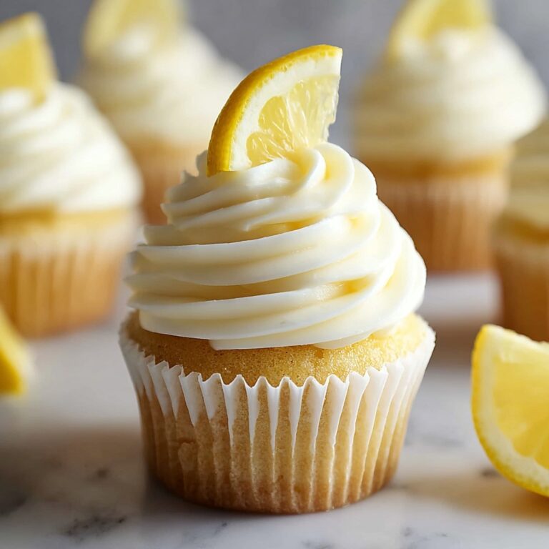 Lemon Cupcakes with Lemon Cream Cheese Frosting Recipe