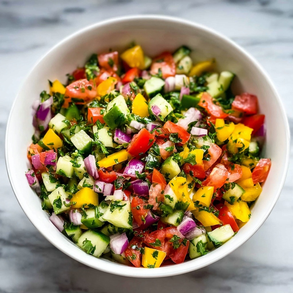 Israeli Salad Recipe - Recipe Image