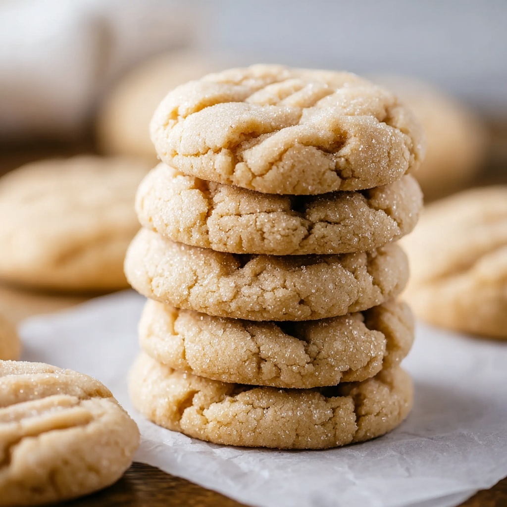 Crisp Peanut Butter Cookies Recipe - Recipe Image