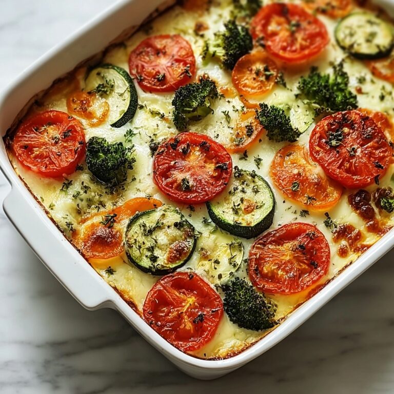 High-Protein Cottage Cheese Veggie Bake Recipe