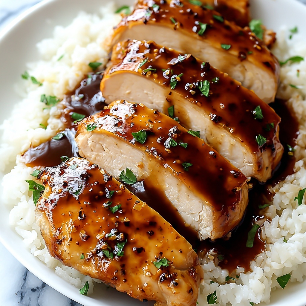 Honey Garlic Chicken Breasts Recipe - Recipe Image