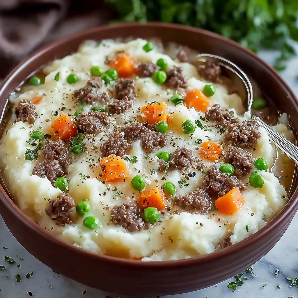 Comforting Shepherd's Pie Soup Recipe - Recipe Image