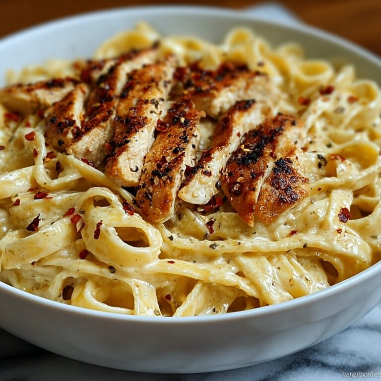 Indulgent One-Pot Spicy Chicken Linguine in Creamy Sauce Recipe