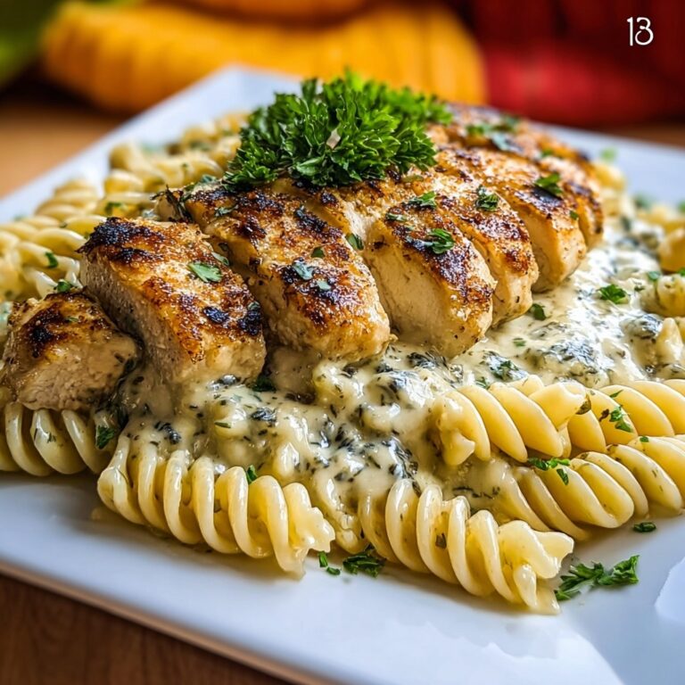 Indulgent Creamy Garlic Parmesan Chicken with Cheesy Twisted Pasta Recipe