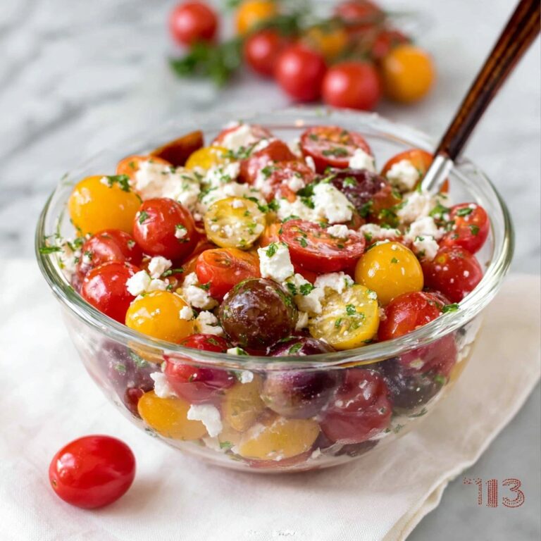 Cherry Tomato Salad with Feta and Fresh Herbs Recipe