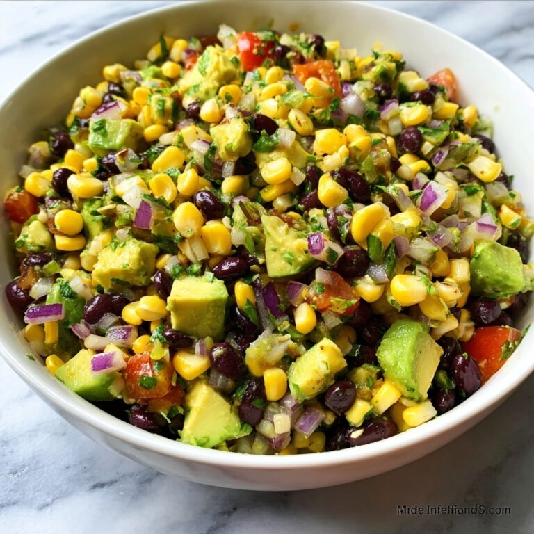 Black Bean Corn Avocado Salad Recipe