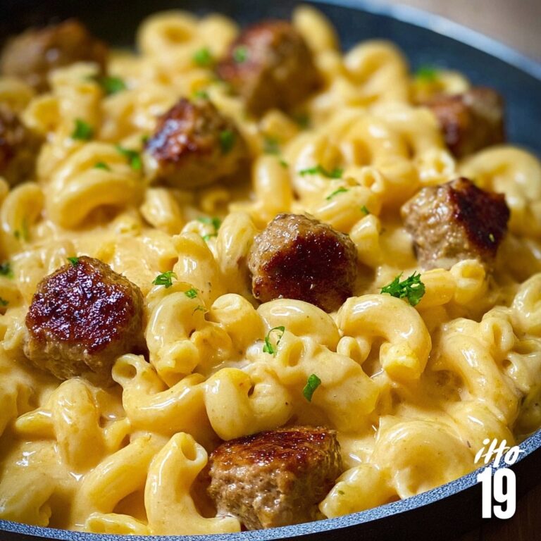 One-Pot Creamy Spicy Cajun Chicken & Sausage Mac Recipe