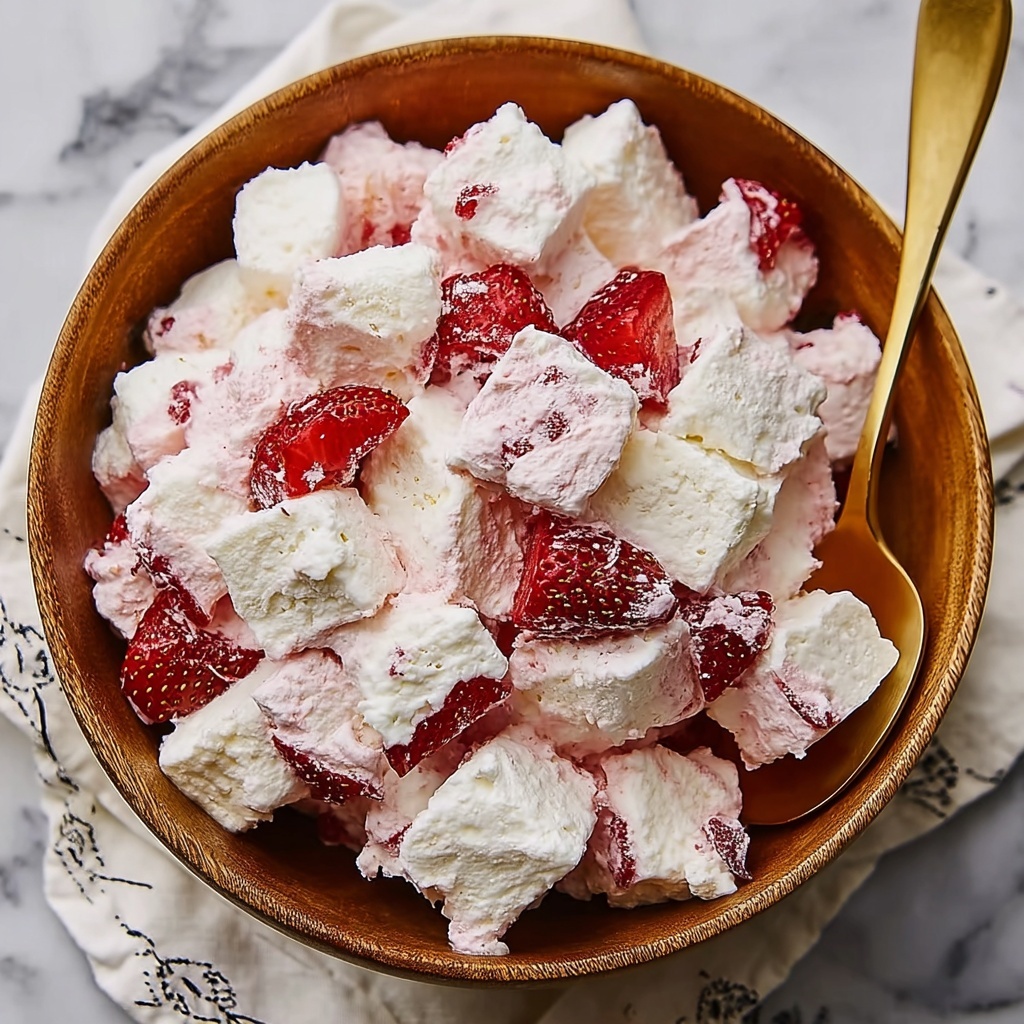 Strawberry Shortcake Fluff Salad Recipe - Recipe Image
