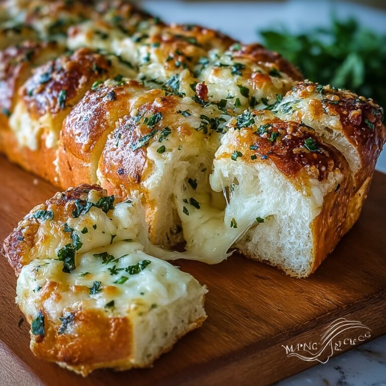 Irresistible Swirled Garlic Herb and Cheese Bread Delight Recipe
