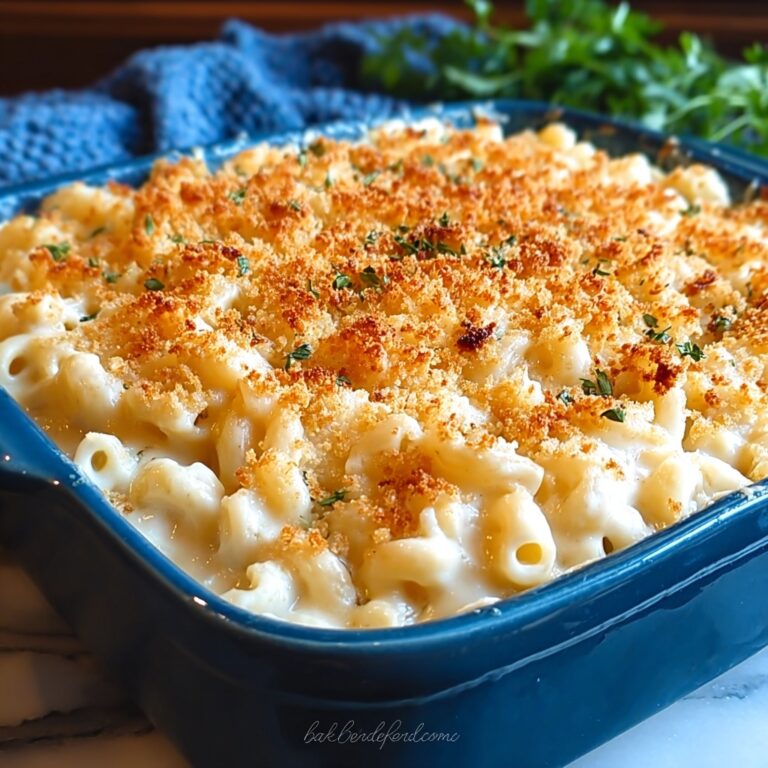 Indulgent Baked Mac and Cheese with Creamy Cheese Sauce Recipe
