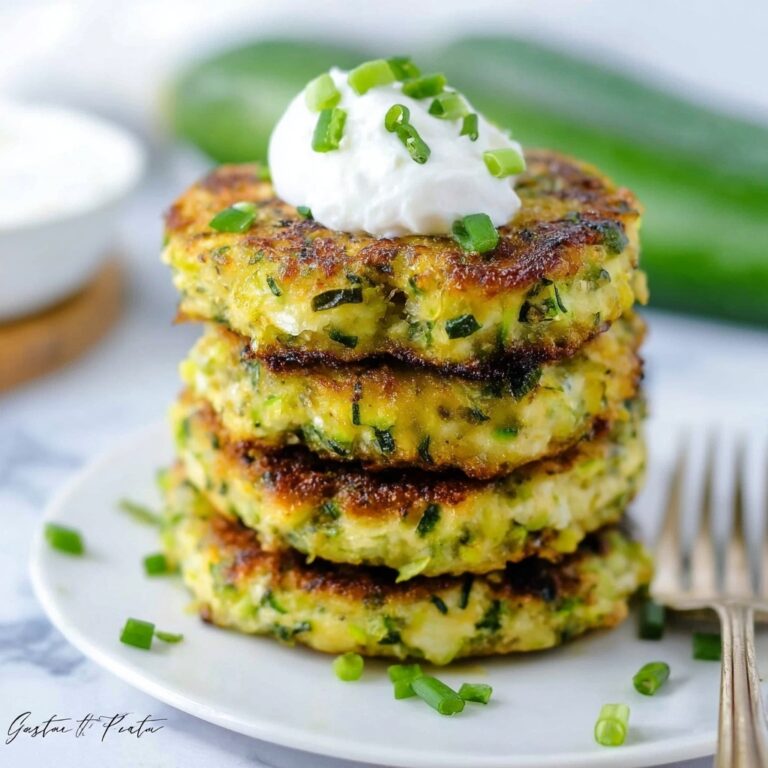 Crispy Zucchini Fritters with Parmesan Recipe