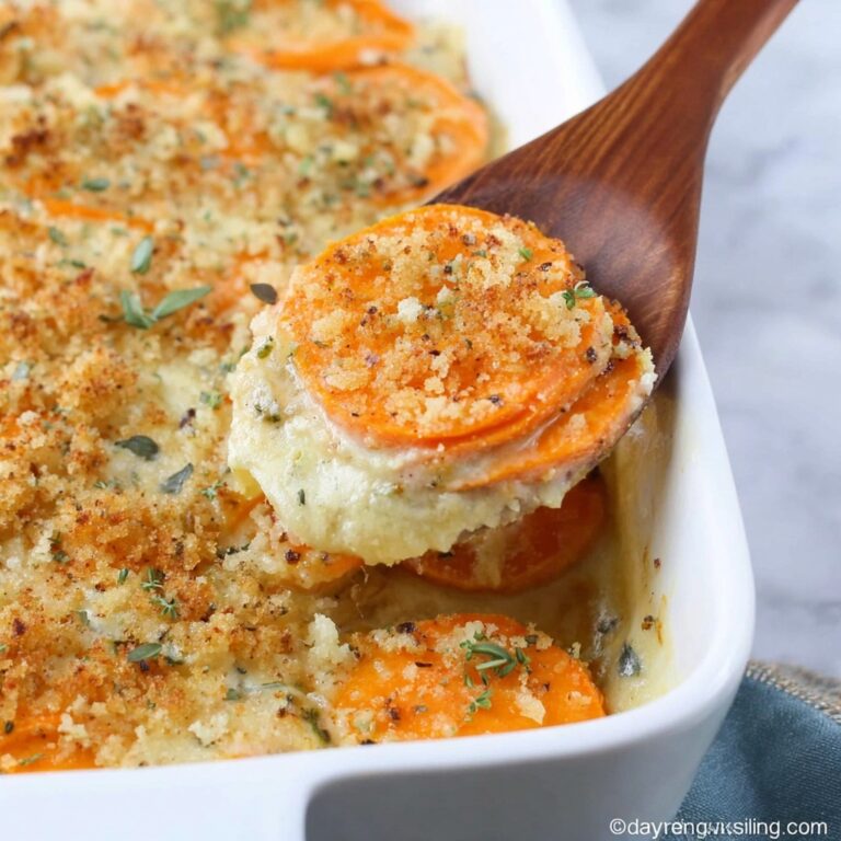 Sweet Potatoes Au Gratin Recipe