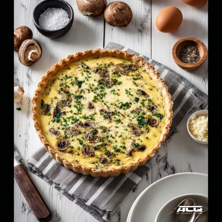 Quiche Florentine (Spinach Quiche) Recipe